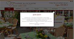 Desktop Screenshot of gasthof-alt-engelsdorf.de